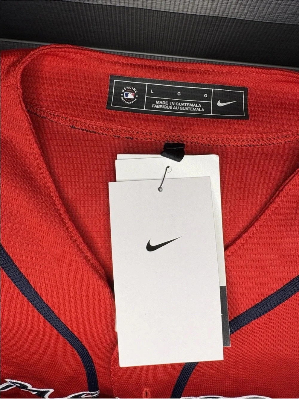 Nike Atlanta Braves Olson #28 MLB Jersey Red Size S Baseball - Picture 3 of 4